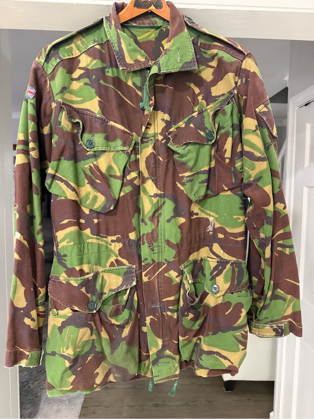 Men's Camouflage Field Jacket - Green/Brown Camo